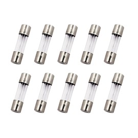 100 Pcs F7AL125V 7A 125V Fuse 7 Amp 125 Volt Max Fast Blow Glass Fuses Replacement for Outdoor C9 String Christmas Xmas Lights 0.2x0.78Inch / 5x20MM Cartridge Fuses Breakers, Load Centers and Fuses