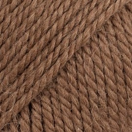 Superfine Alpaca and Peruvian Highland Wool Yarn Drops Nepal, 4 or Medium, Aran, Worsted Weight, 1.8 oz Ball - 82 Yards (8917 Walnut)