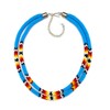 Native Style Beaded Double Strand Rope Necklace for Women Handmade,