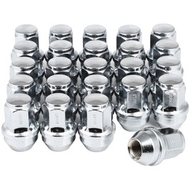 Nemtor 24pcs Lug Nuts Set M14x1.5 Chrome Wheel Lug Nut for Chevy Astro Avalanche Avalanche 1500 Blazer C2500 Cheyenne Colorado Express 1500 2500 K2500 S10 1500 Silverado 1500 Classic Series
