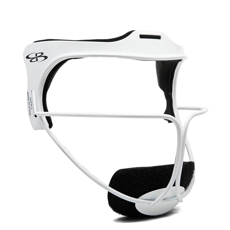 Boombah DEFCON Advanced Titanium Fielder's Mask White - Size Youth