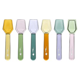 THUN - Set 6 palettine gelato Eleganza Esotica - Vetro borosilicato, 9,5cm