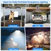UPONUN Solar Pendant Light Motion Sensor 2 Pack, 5 Modes