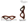 Parcelona French Retro Glasses Small 2 1/4” Celluloid Set of