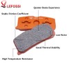 LE LEFOSSI Front and Rear Carbon Fiber Brake Pads Sets