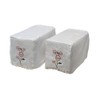 Classic Home Store Traditional White Macrame Square Arm Cap Pair