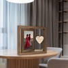 25th Wedding Anniversary Wood Photo Frame Gifts Silver Anniversary for