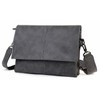 Zazaland Men's Shoulder Bag, Cross-body Leather, 2-Way Shoulder Bag, Clutch,