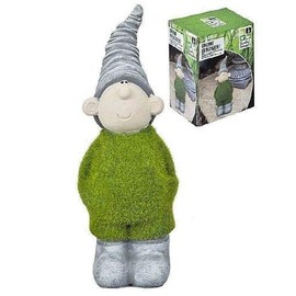 Roots & Shoots Gnome Ornament 17cm Resin & Flock Garden Outdoor Gift Present Grandad Dad Mum