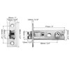 PATIKIL Stainless Steel Deadbolt Lock, Single Dead Bolt Locks Modern