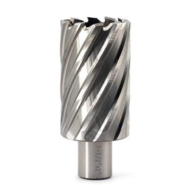 Annular Cutter JESTUOUS 3/4 Inch Weldon Shank 1-1/2 Cutting Diameter 2 Cutting Depth with Two-Flat HSS Kit for Magnetic Drill Press,1 Piece