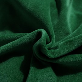 Chickw1 Chair Covers, Set of 4, Velvet Chair Covers for Swing Chairs, Dining Room Chairs Covers for Wedding, Hotel, Kitchen, Banquet, Parties, Stretch Chair Covers (4, Dark Green)