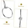 WHAMVOX Durable Stainless Steel Horse Bit Complete Tie Ring Eye