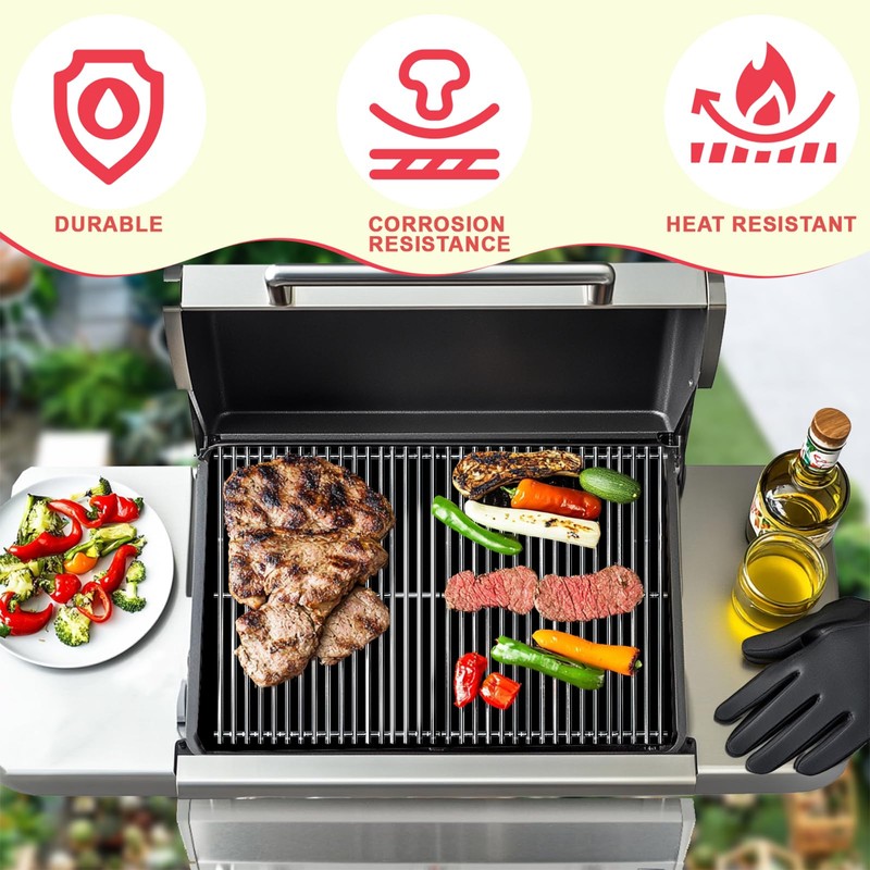 Genesis E310 Grill Grates & 7620 Flavorizer Bars for Weber