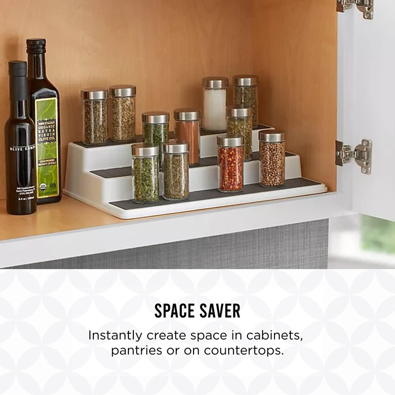 Copco 3-Tier Spice Rack Organizer for Cabinet or Pantry, 10-Inch