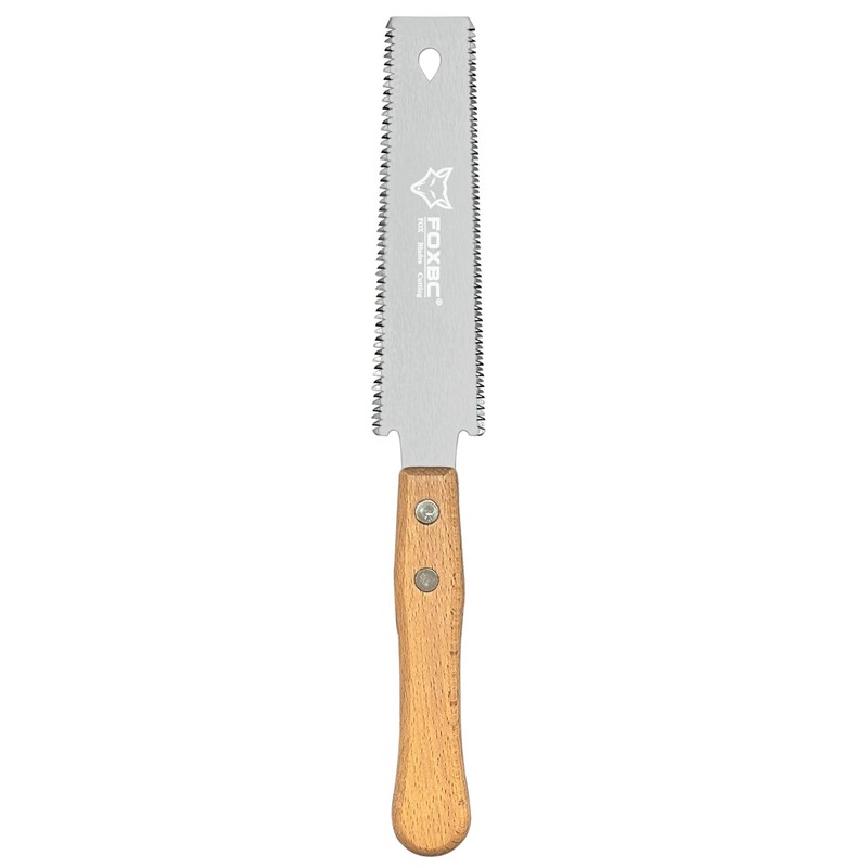 FOXBC Japanese Hand Saw Flush Cut Small Pull Saw Double-Edged