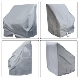GXYWADY Boat Center Console Cover Heavy Duty 600D Replacement for Carolina Skiff Boston Whaler Mako Excel Bay Pro Wellcraft Grey