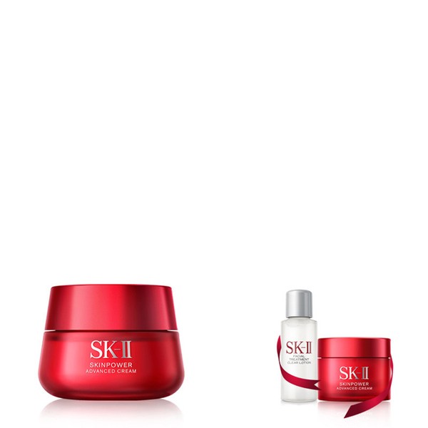 SK2 (6BP) Skin Power Advanced Cream 50g Set / 에스케이투