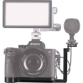 WEPOTO A7III A7R3 A7R3a A7rm3 A7M3 A7M3 A7M3K A9 Camera Handle Quick Release Plate L-Bracket QR Plate for SOYN A7III A7R3 A7R3a A7rm3 A7M3K A9 Camera