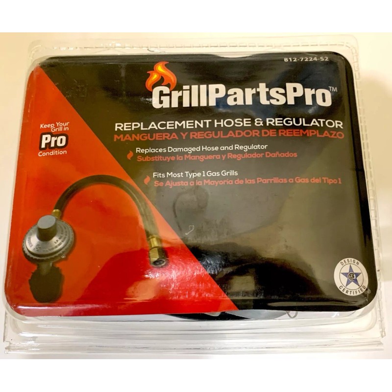 Brinkmann 812-7224-S2 Grill Parts Pro Replacement Hose & Regulator. Sealed