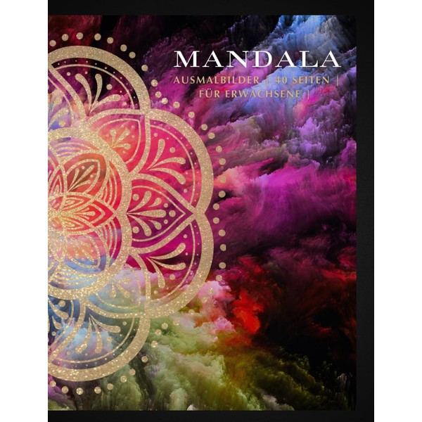 Mandala: Ausmalbilder, 40 Seiten, für Erwachsene