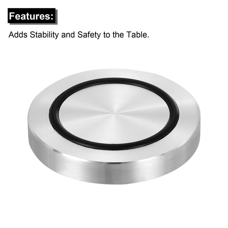 uxcell M8 Thread 55mm / 2.2" Dia 8mm Thick Aluminum