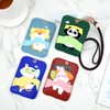 ID Badge Holder with Adjustable Lanyard - Double-Sided Card Slots