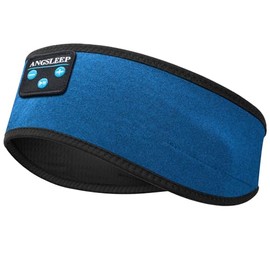 ANGSLEEP Sleep Headphones - Headband Headphones | Wireless & Wired Palyback 2in1 | Sleeping Headphones Bluetooth Headband for Side Sleeper, Elastic Headphone Band Wireless Eye Mask Tech Gadgets Gifts