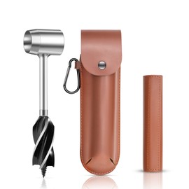 Bushcraft Gear for Survival, Bushscraft Hand Auger, Survival Tools,Bushcraft Auger, Settlers Wrench,Scotch Eye Wood Auger Drill Bit for Camping and Bushcraft