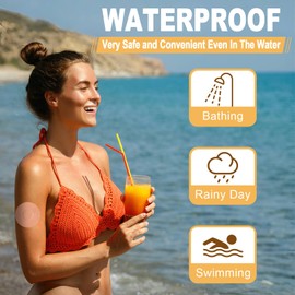 Freestyle Sensor Adhesive Bandage Patches for Libre 3 Cover Waterproof Overpatch, Pack of 30pcs, Beige