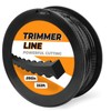 DuckcowsC 253ft .095" Black Trimmer Line Weedeater String Replacement for
