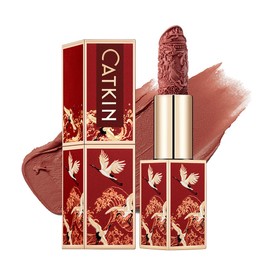Catkin Semi-Matte Lipstick Hydrating High Impact Color Infused with Vitamin E and Avocado Oil Smooth Soft Texture Long Lasting Matte Finish 174