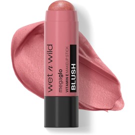 Rubor en Barra Hidratante Tinta para labios y mejillas, con Vitamina E, Alta Pigmentación, Larga duración. Textura Suave,Acabado Brillante, Fácil aplicación, Blush Stick, Vegano, Libre Parabenos,multiusos rostro, mejillas y ojos. (DUSTY PINK)
