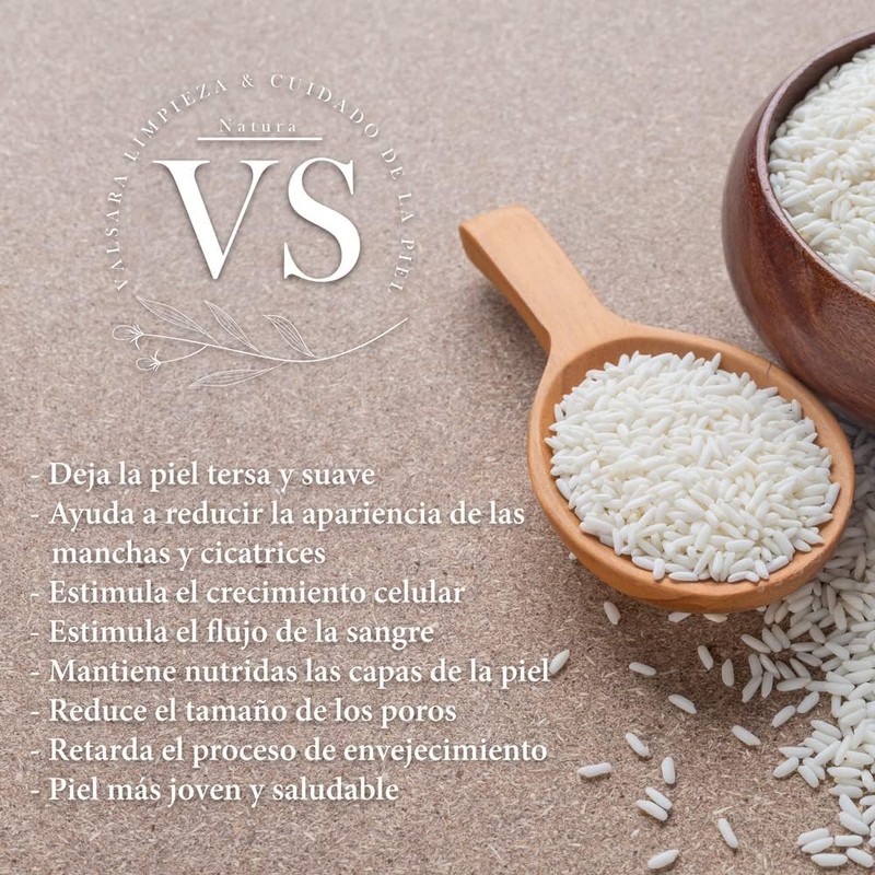 Jabon De Arroz Exfoliante Y Aclarante - 1 Kg