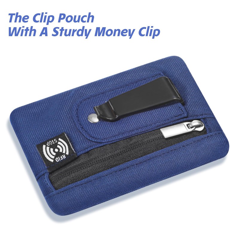XLIUAX Money Clip, RFID Belt Wallet Travel Wallet Blocking Clip