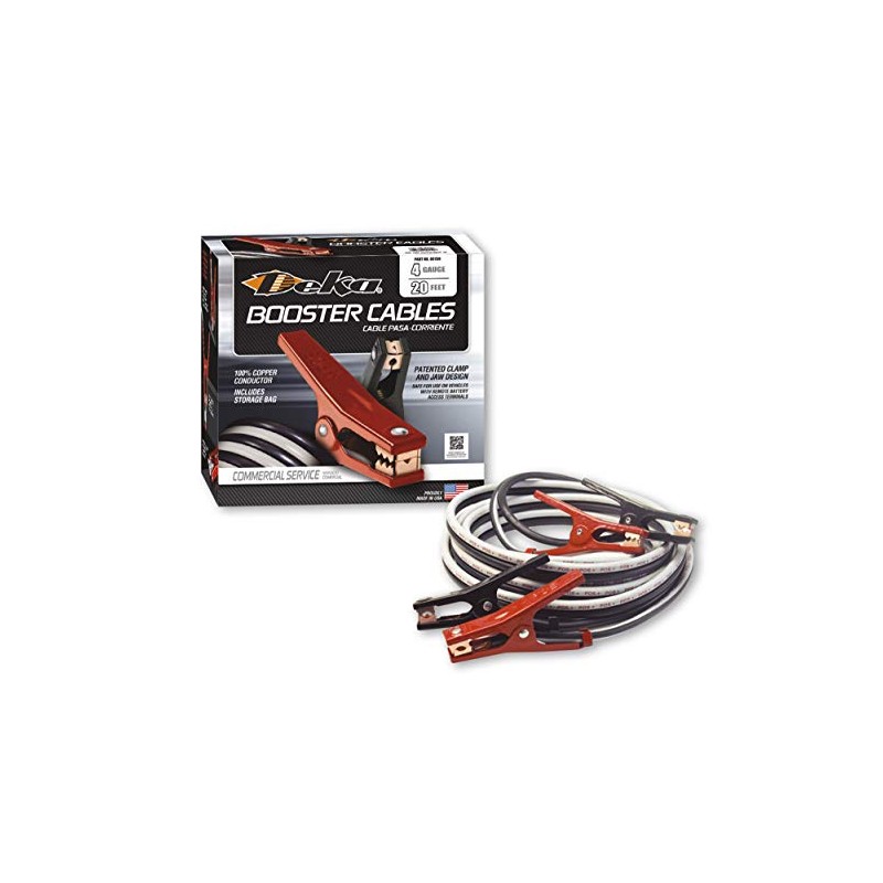 Deka Professional Booster Cables - 20' 4 Gauge (00159)