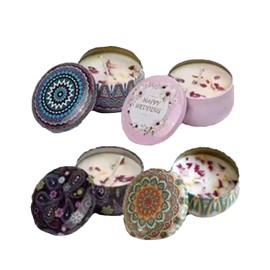 Roczential Scented Candles 4 Pack Gift Set for Women Return Gift, Chrismas and Diwali, Mother's Day and Valentine's Day, Yoga and Meditation, Bath, Diwali and Christmas - Vintage scents