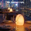 AUGE LIGHT Marble Touch Lamp, Cordless Rechargeable LED Night Light,