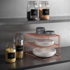 Metaltex 'Palio' 2-Tier Corner Shelf, Polytherm Copper, 25 x 25