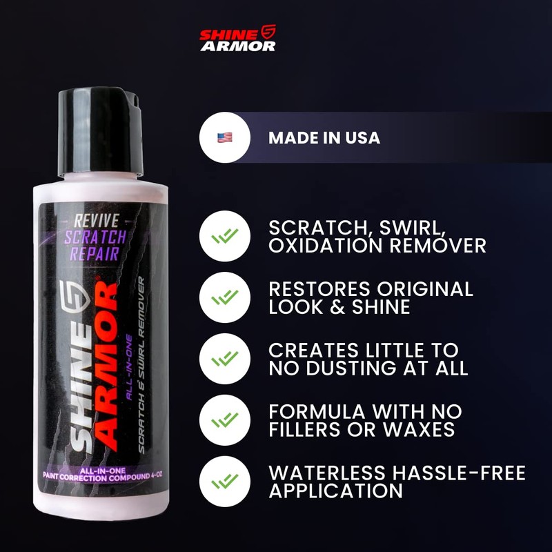 SHINE ARMOR Car Scratch Remover Repair Protection & Swirl Remover