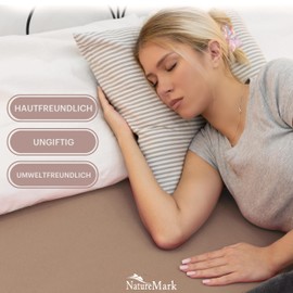 Nature mark jersey fitted sheets, 100% cotton in many sizes and colours, brand quality, standard Oeko-Tex 100., 90x200 - 100x200 cm