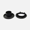 C.S. Osborne 12 Sets Dull Black Grommets & Spur Washers