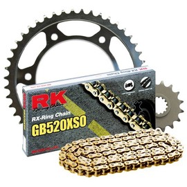 RK Racing Chain 1062-079SG Steel Rear Sprocket and GB520XSO Chain 520 Steel Conversion Kit