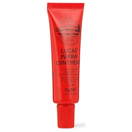 Lucas Papaw Ointment 15g Tube with lip applicator - TWIN Pack for value by Lucas Remedies