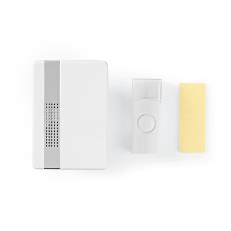 NEDIS DOORB223CWT Wireless Bell Set | Mains Operated | 80dB