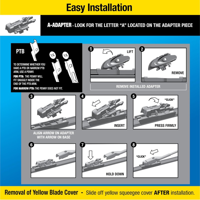 Rain-X 830126 Silicone Endura Wiper Blades, 26 Inch Windshield Wipers