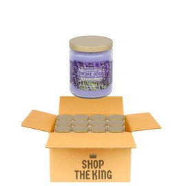 Bulk Smoke Odor Exterminator Candles Ultimate Smoke Elimination Case of 12 (Lavender Chamomile)