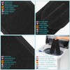 Spa Black Headband Hair Wrap Pack of 10