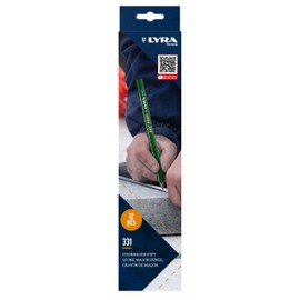 LYRA 331 Professional Stone Pencils Oval 24 cm Lead 5 x 2 x 240 mm Cardboard Box Pack of 12