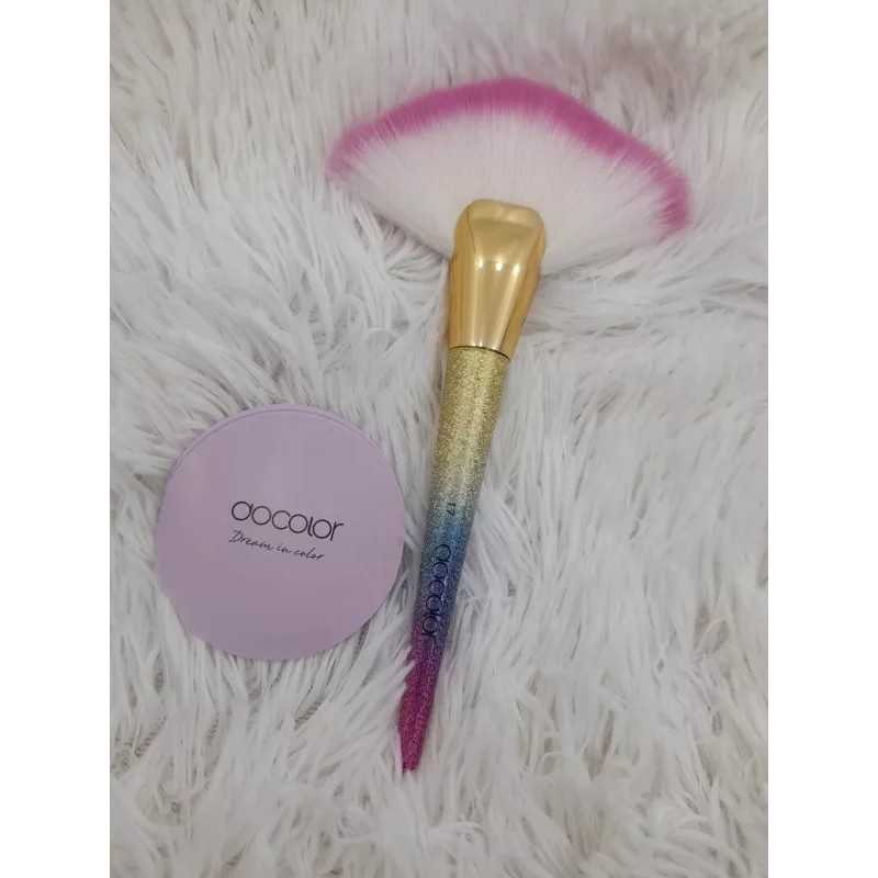 Docolor - Brocha Fantasy Abanico Suave Para Iluminador